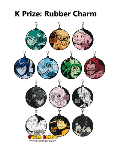 ICHIBAN KUJI MY HERO ACADEMIA NEXT GENERATIONS - RUBBER CHARM ICHIBAN KUJI MY HERO ACADEMIA NEXT GENERATIONS - RUBBER CHARM
